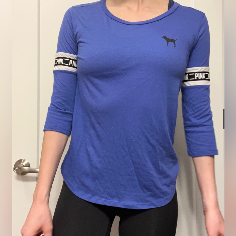 Victoria’s Secret PINK Quarter-Sleeve Top